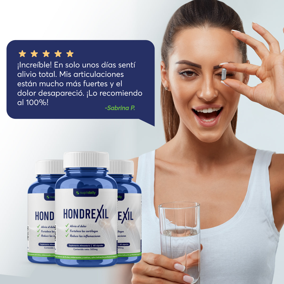 Hondrexil: 60 capsulas