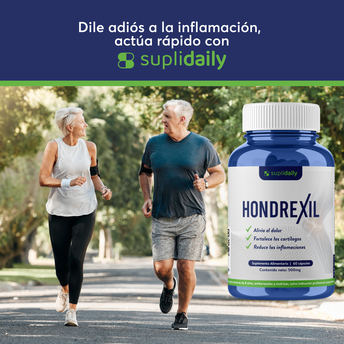 Hondrexil: 60 capsulas