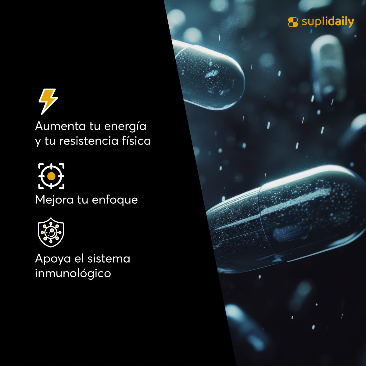 Shilajit 8 en 1: 60 capsulas