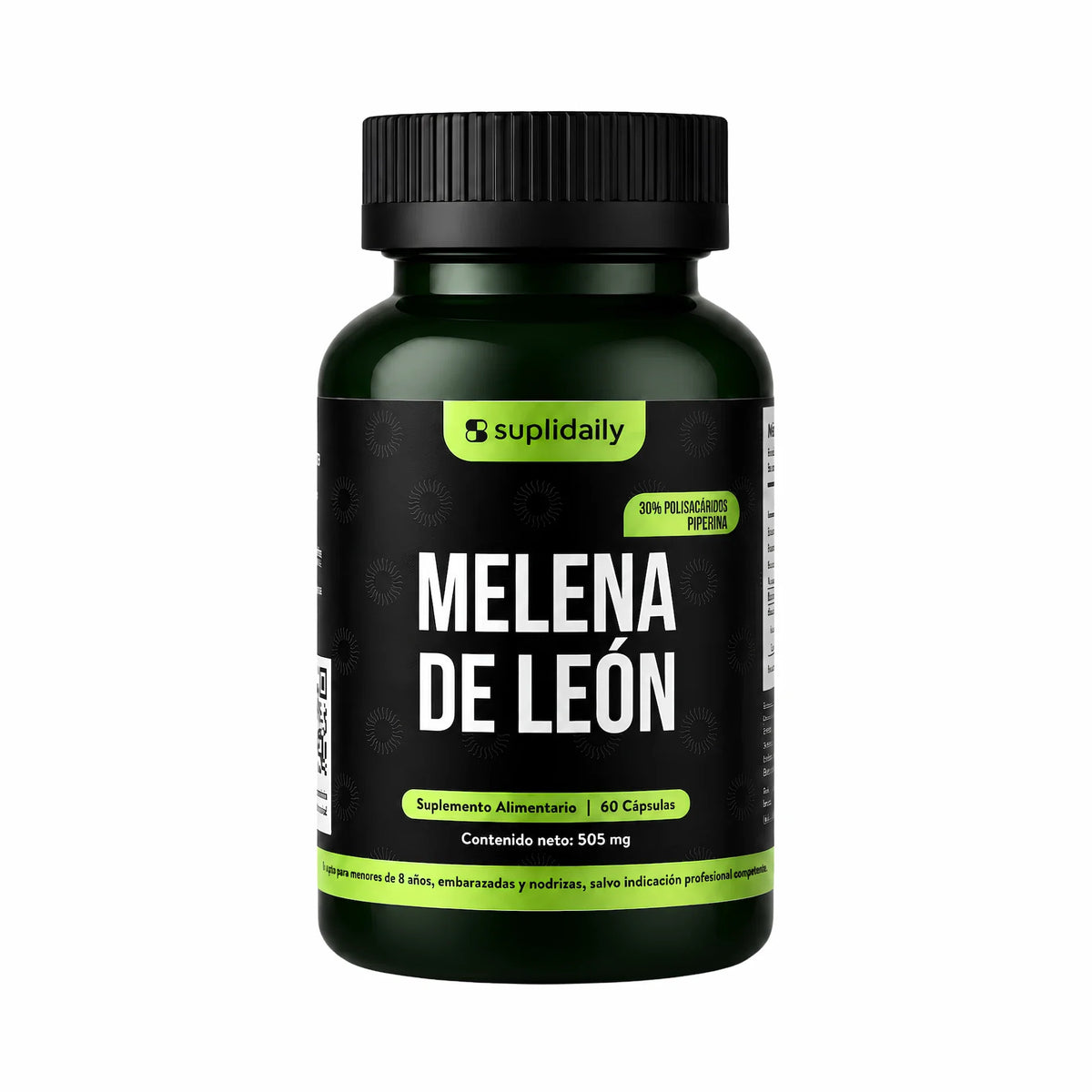 Melena de León en Cápsulas con Piperina