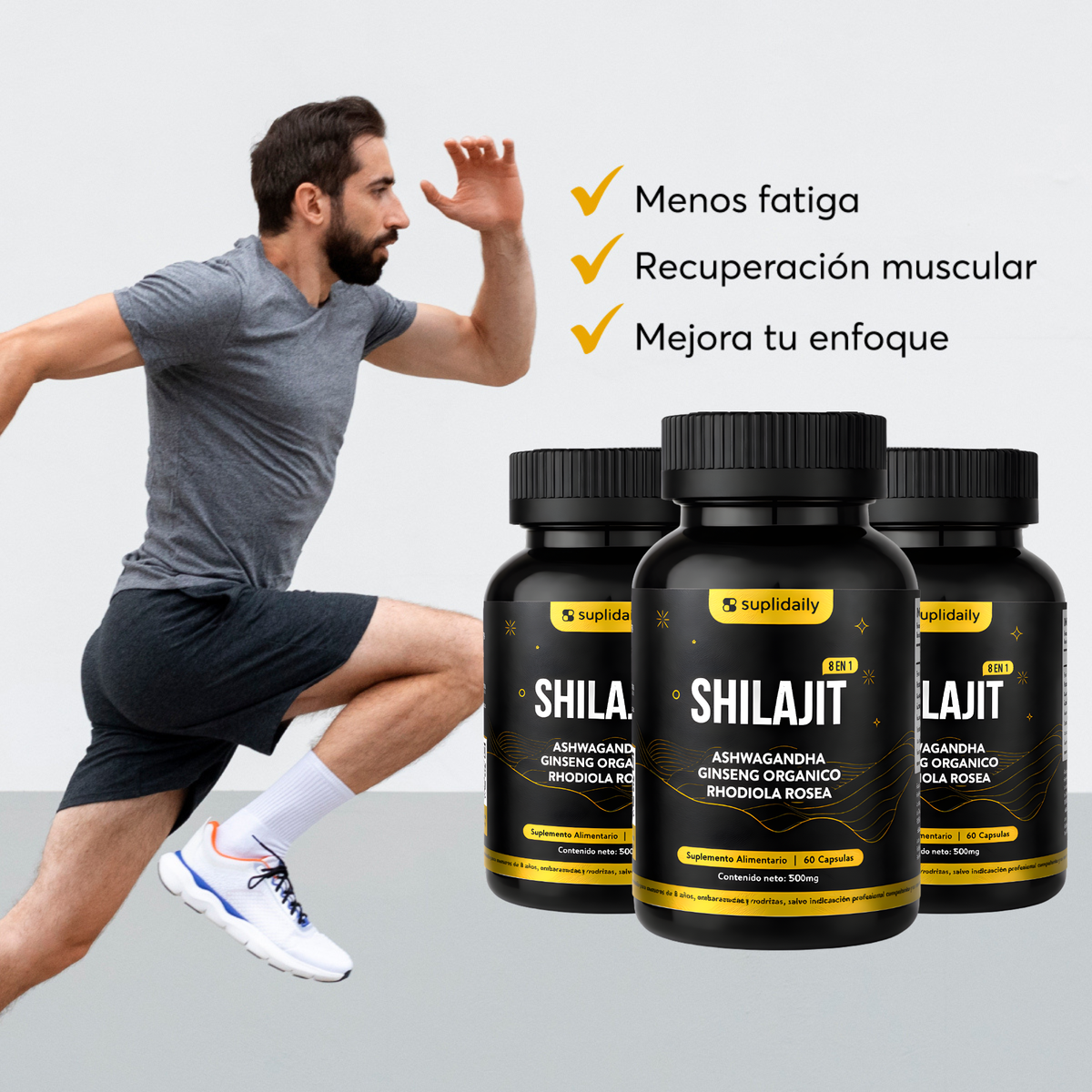 Shilajit 8 en 1 Himalaya + Ashwagandha