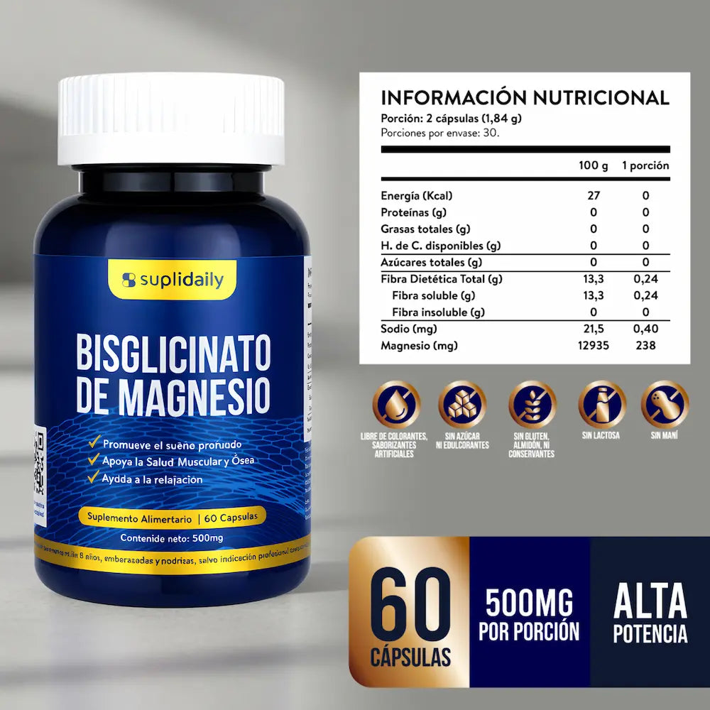 Bisglicinato de Magnesio Quelado