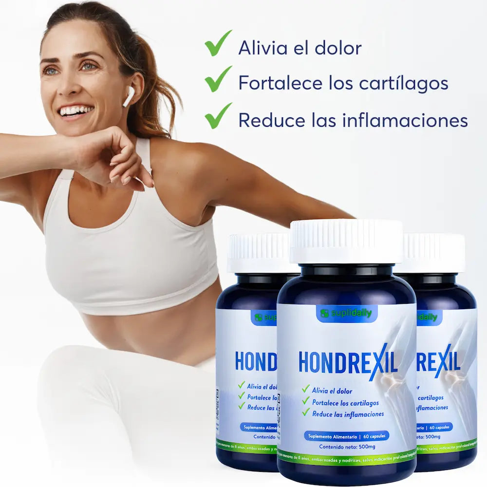 Mujer activa y sin dolor articular gracias a Hondrexil - suplemento para cartílagos