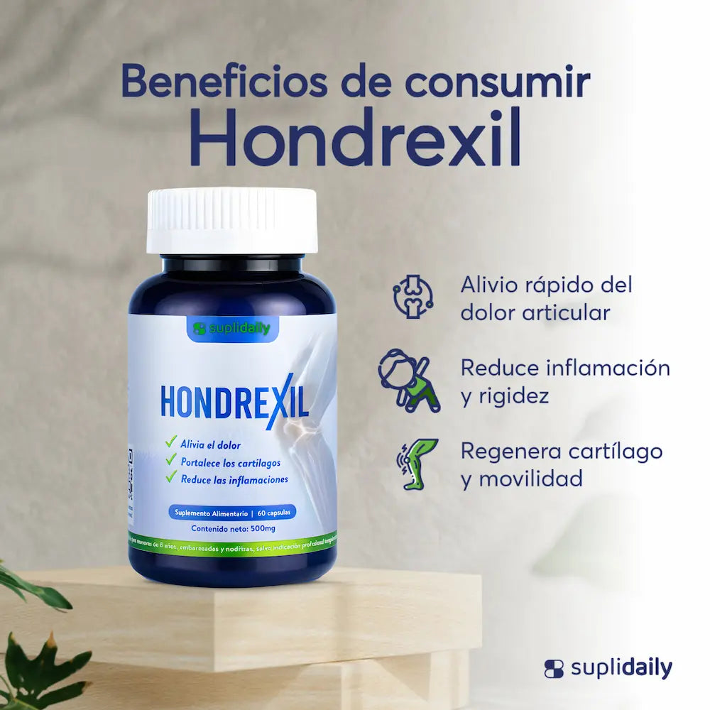 Hondrexil reduce rigidez articular y mejora movilidad del cartílago