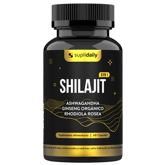 Shilajit 8 en 1: 60 capsulas