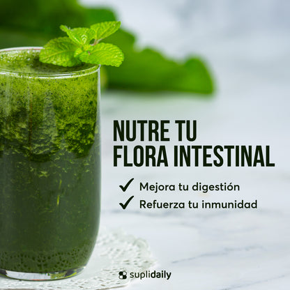 Jugo Verde + Probióticos: Sabor a Piña