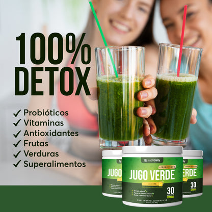 Jugo Verde + Probióticos: Sabor a Piña