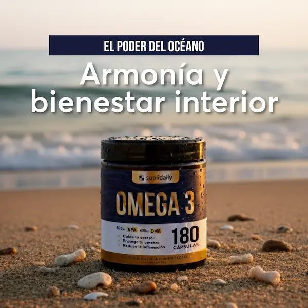 Omega 3 800 EPA + 400 DHA | 180 Cápsulas