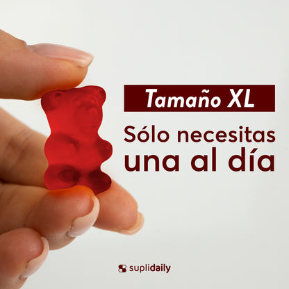 Ashwagandha Gomitas + Vitamina D: Relaja y Calma tu Mente